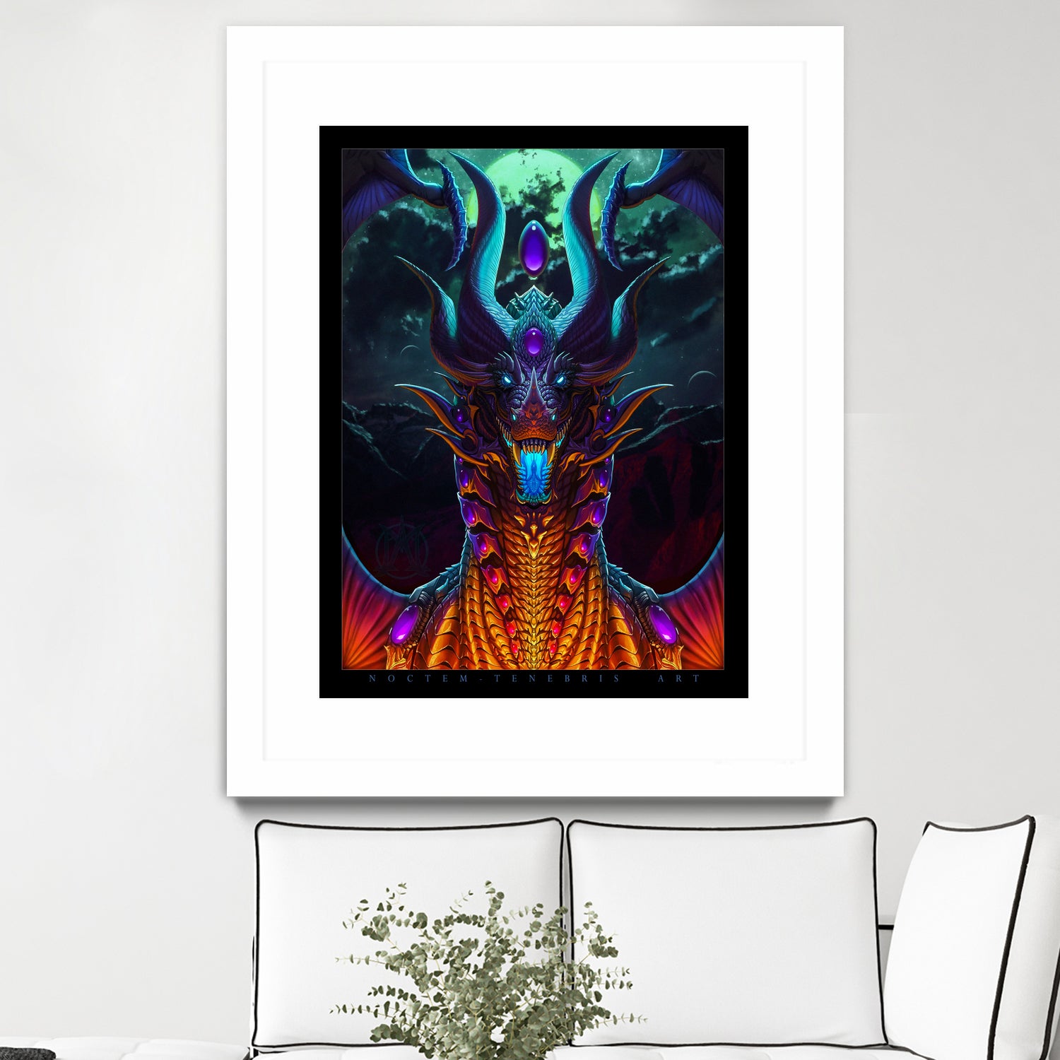 Night of the Rukutarennact by Aubrey Mills on GIANT ART - black digital painting