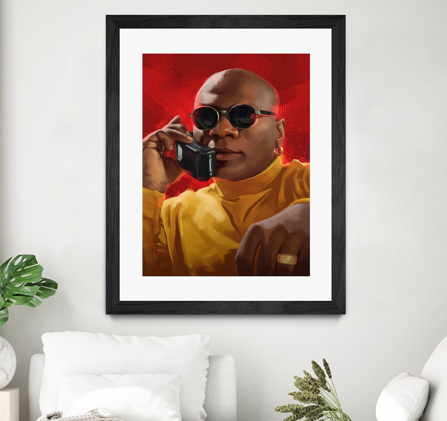 Marsellus Wallace Phone by Nikita Abakumov on GIANT ART - red digital painting