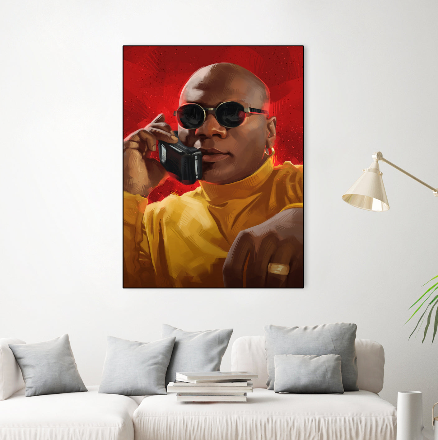 Marsellus Wallace Phone by Nikita Abakumov on GIANT ART - red digital painting