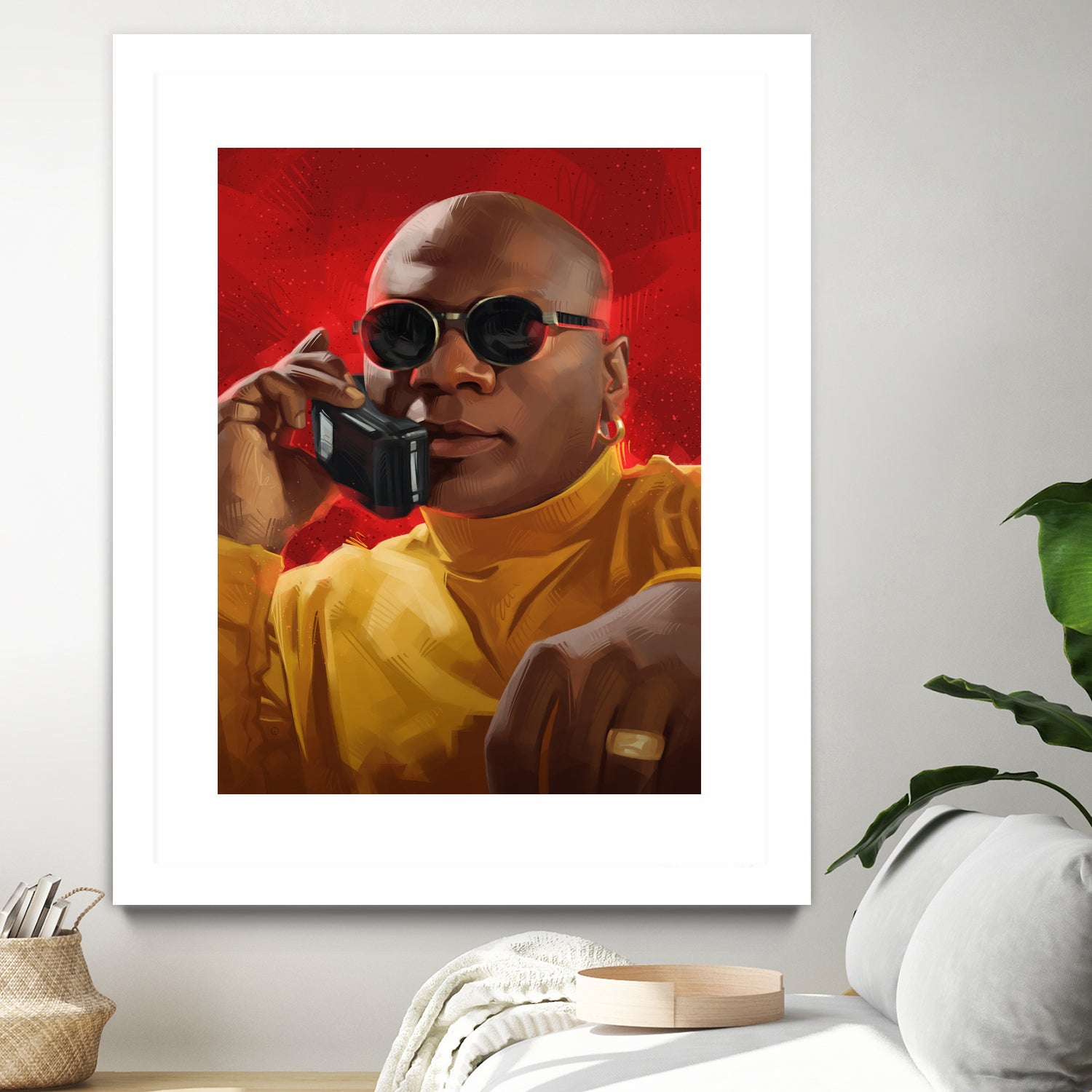 Marsellus Wallace Phone by Nikita Abakumov on GIANT ART - red digital painting