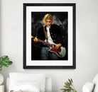 Kurt Cobain Nirvana by Nikita Abakumov on GIANT ART - black digital painting