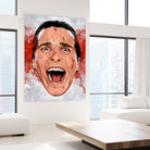 American Psycho Scream by Nikita Abakumov on GIANT ART - red digital painting