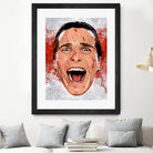 American Psycho Scream by Nikita Abakumov on GIANT ART - red digital painting