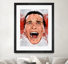 American Psycho Scream by Nikita Abakumov on GIANT ART - red digital painting