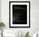 The Matrix Wake Up by Nikita Abakumov on GIANT ART - green digital painting