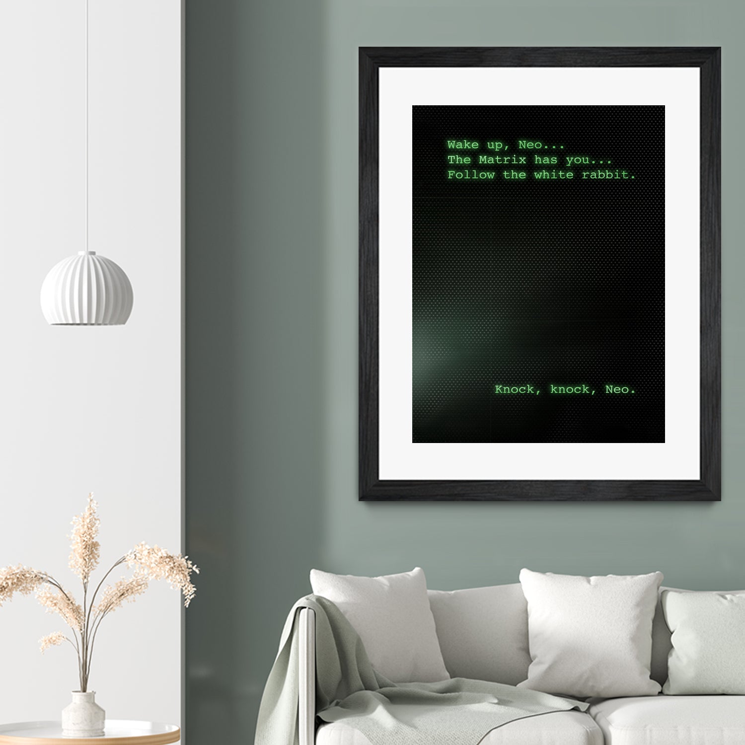 The Matrix Wake Up by Nikita Abakumov on GIANT ART - green digital painting