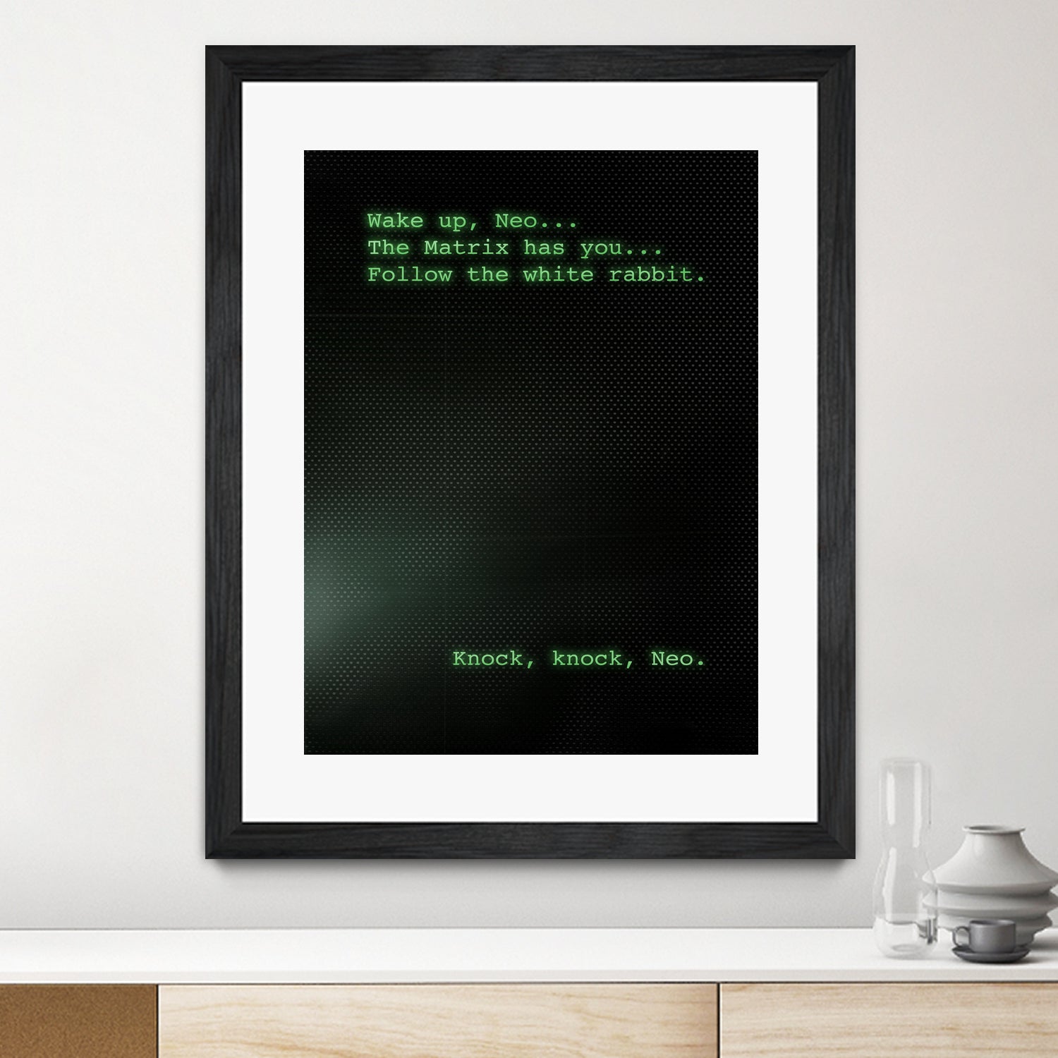 The Matrix Wake Up by Nikita Abakumov on GIANT ART - green digital painting