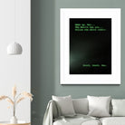 The Matrix Wake Up by Nikita Abakumov on GIANT ART - green digital painting