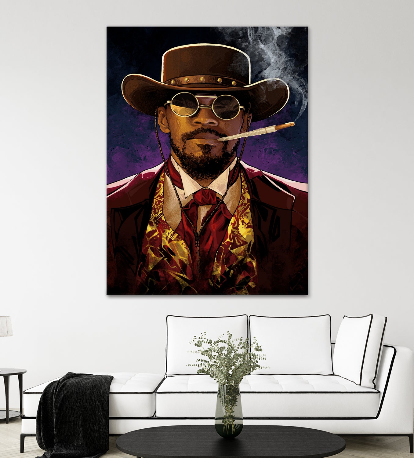 Django by Nikita Abakumov on GIANT ART - red digital painting