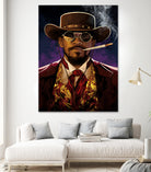 Django by Nikita Abakumov on GIANT ART - red digital painting