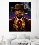 Django by Nikita Abakumov on GIANT ART - red digital painting