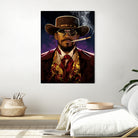 Django by Nikita Abakumov on GIANT ART - red digital painting