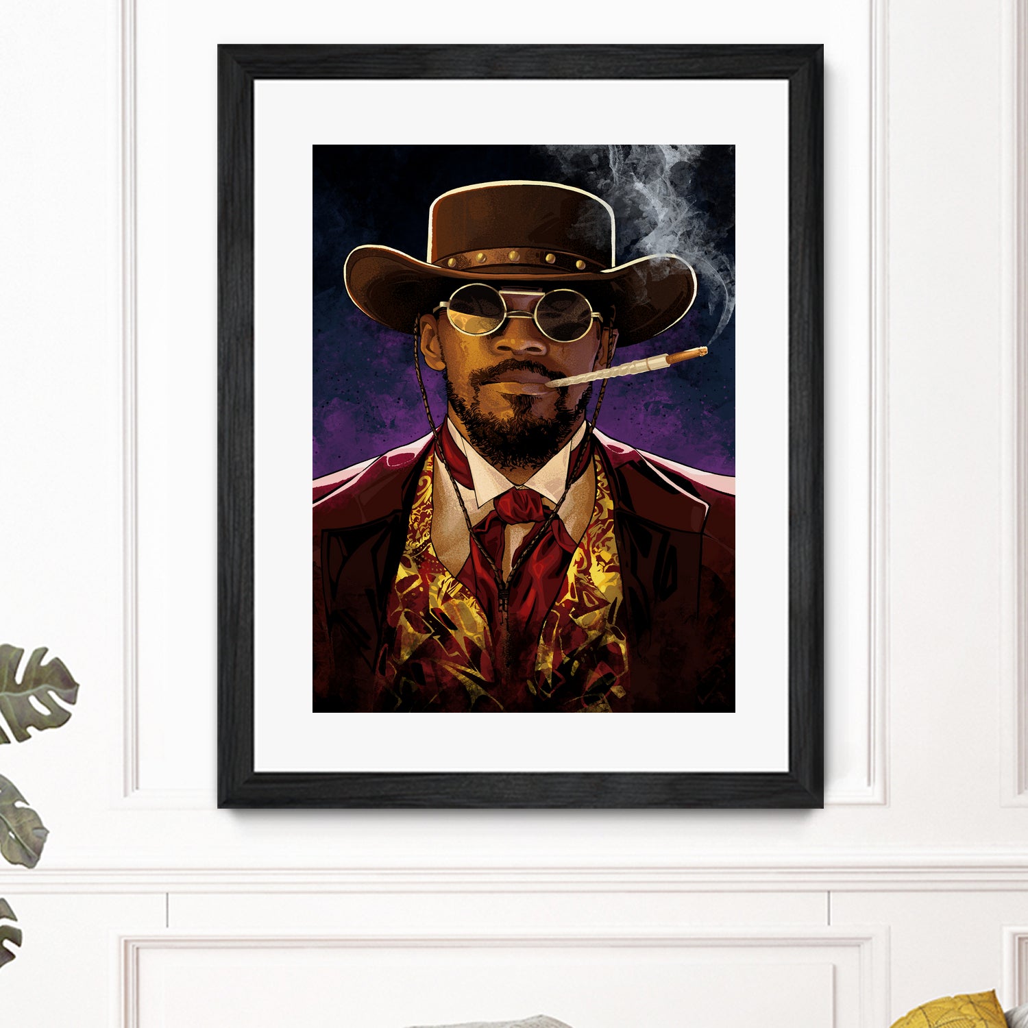 Django by Nikita Abakumov on GIANT ART - red digital painting