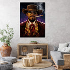 Django by Nikita Abakumov on GIANT ART - red digital painting