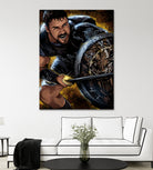 Gladiator by Nikita Abakumov on GIANT ART - brown digital painting