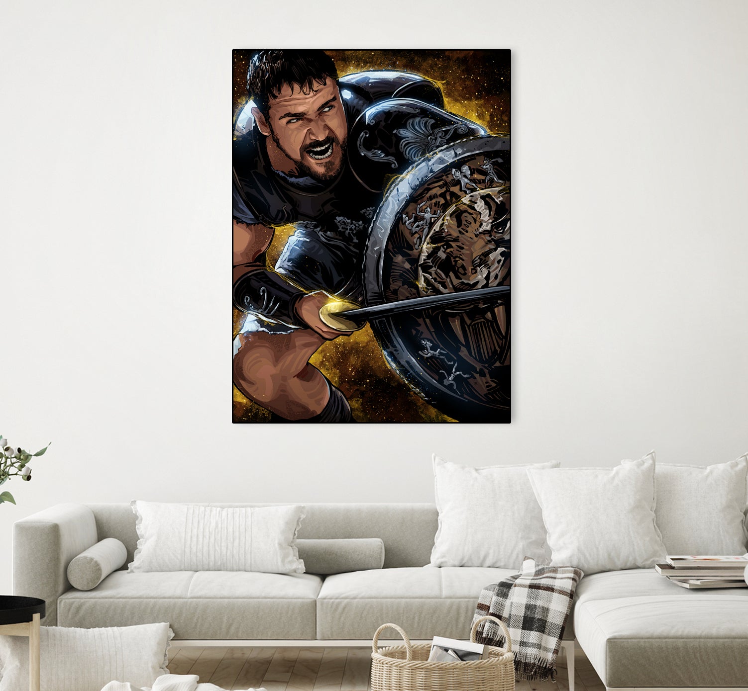 Gladiator by Nikita Abakumov on GIANT ART - brown digital painting