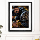 Gladiator by Nikita Abakumov on GIANT ART - brown digital painting