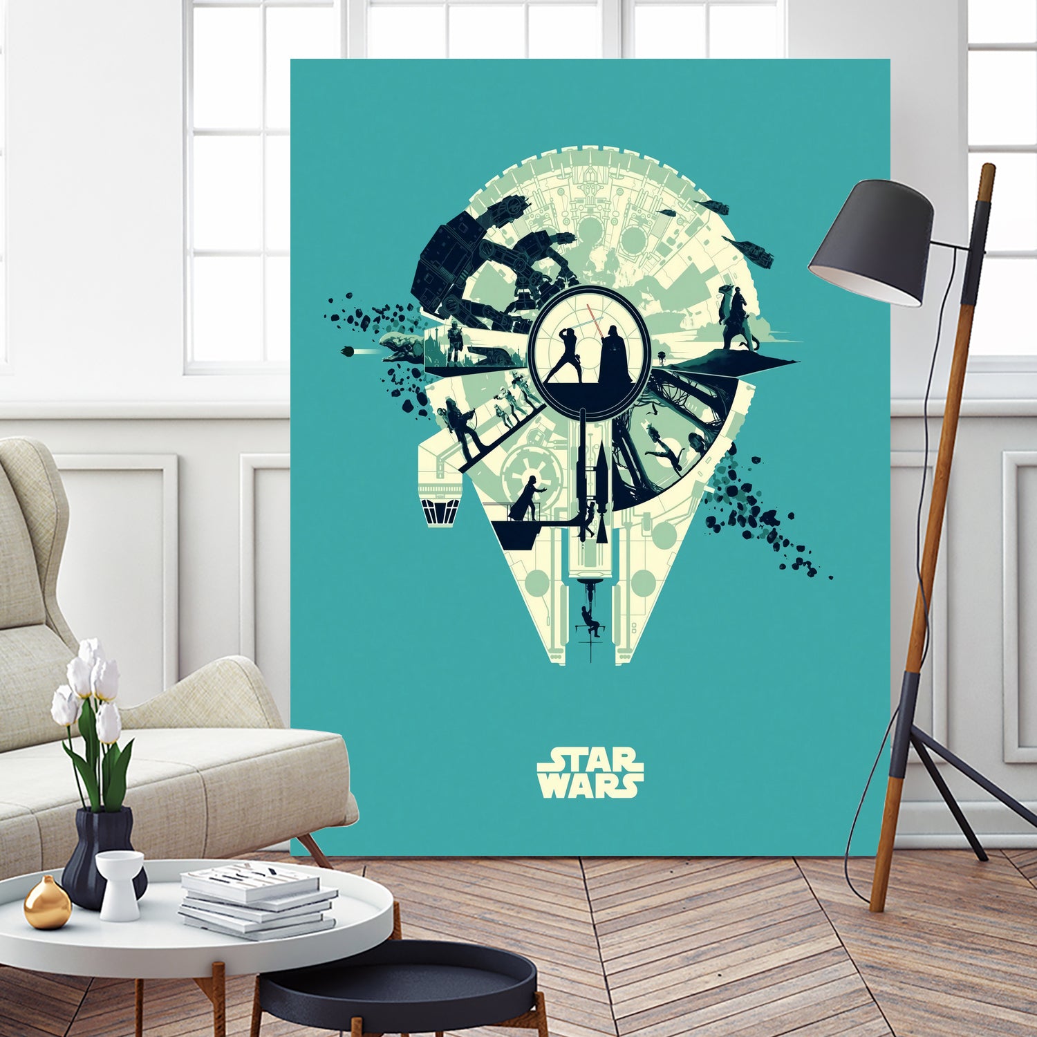 Star Wars by Movie Network on GIANT ART - white digital drawing