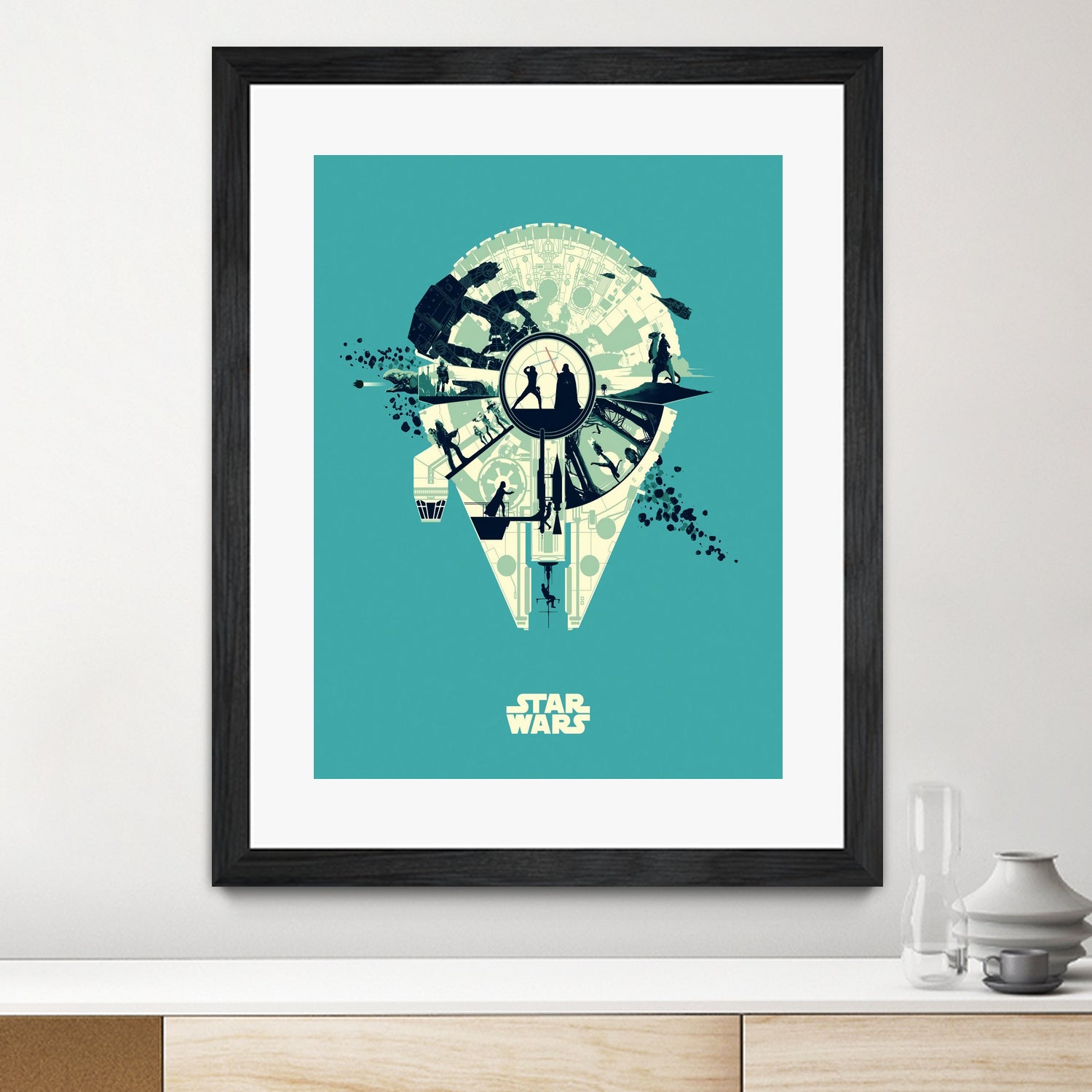 Star Wars by Movie Network on GIANT ART - white digital drawing