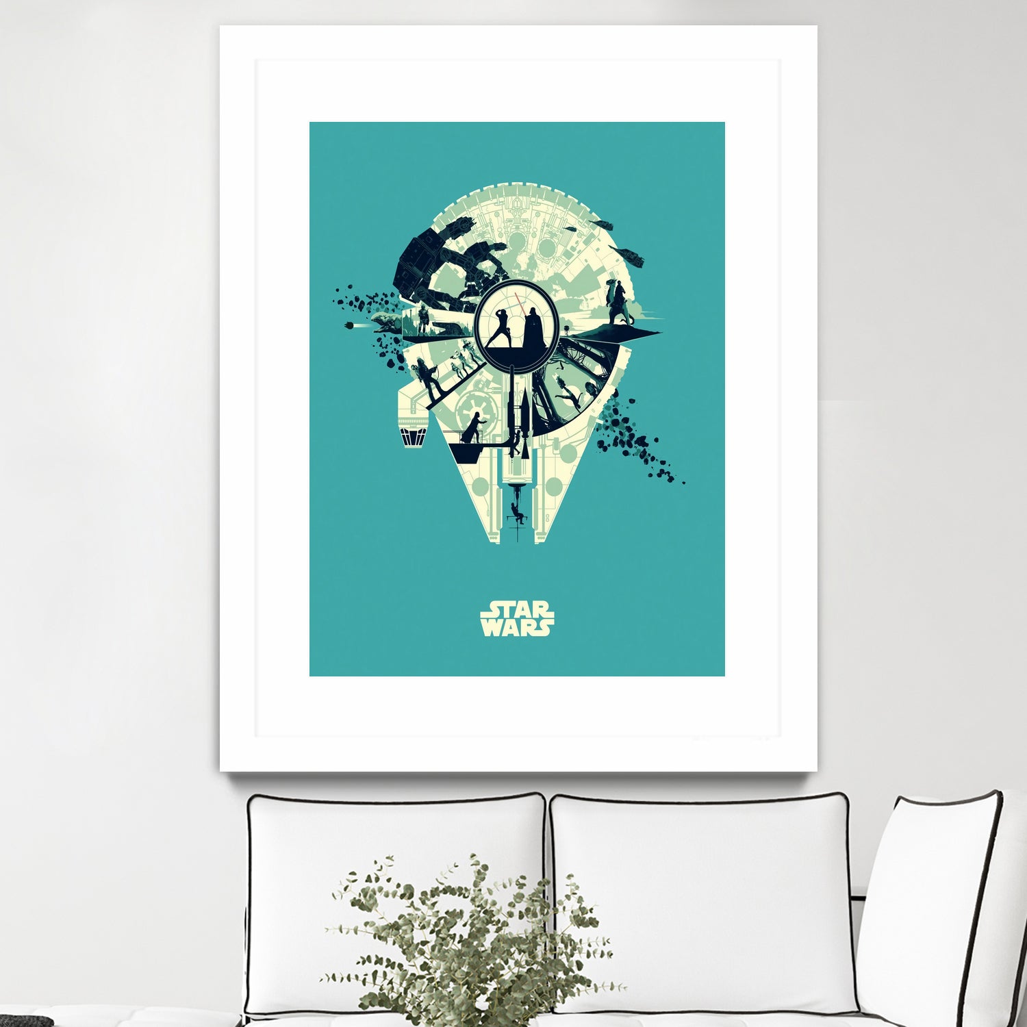 Star Wars by Movie Network on GIANT ART - white digital drawing