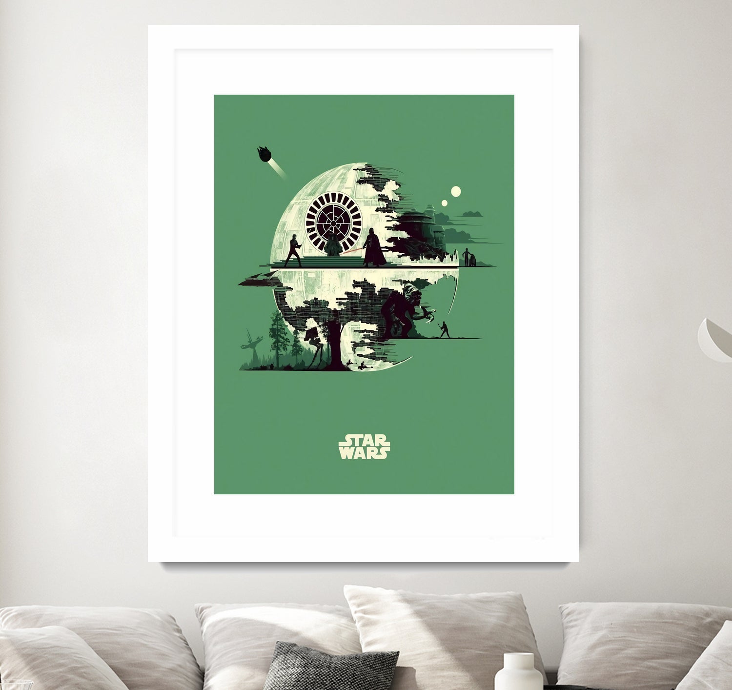 Star Wars by Movie Network on GIANT ART - white digital drawing