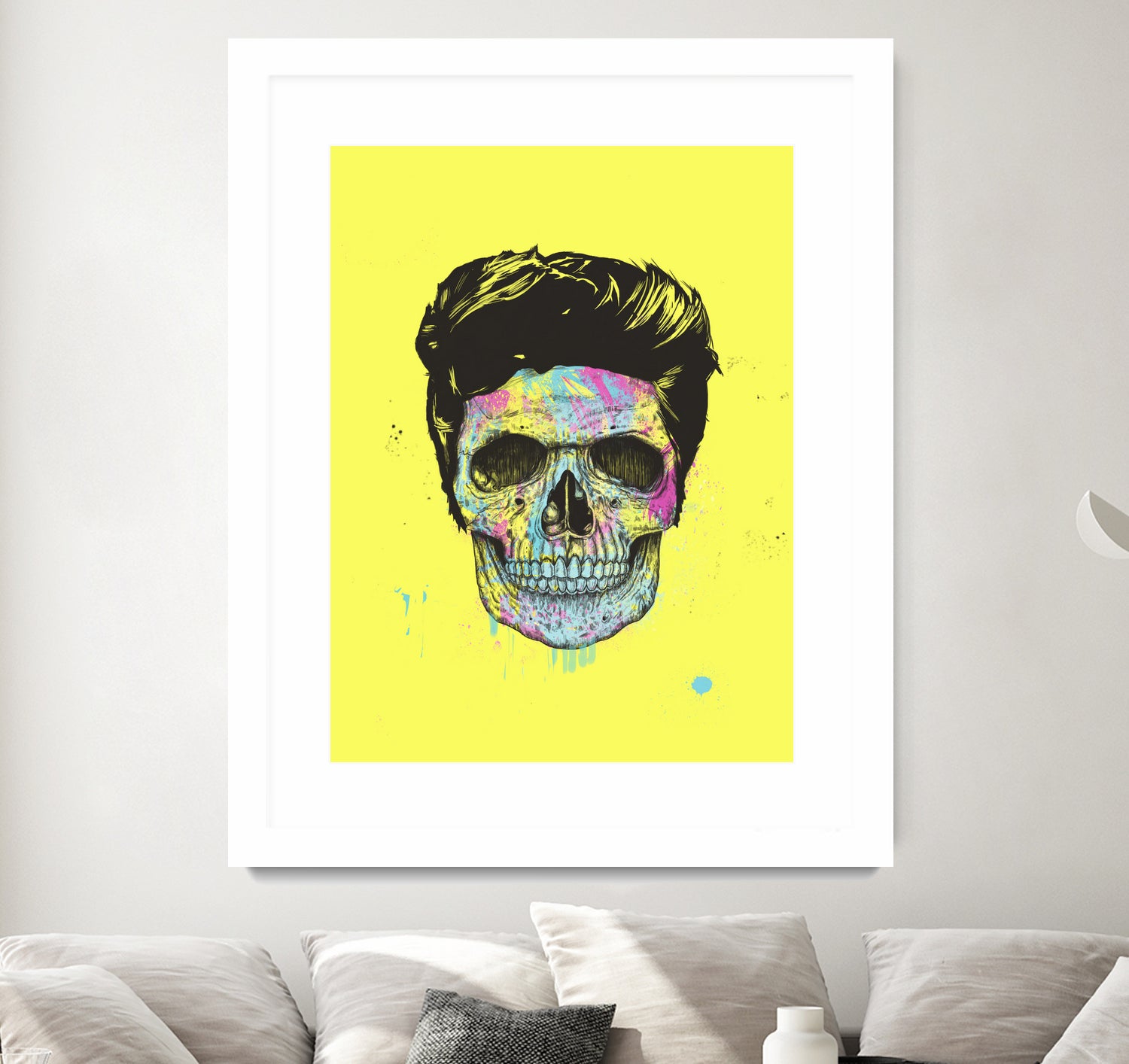 Color your death by Solti Balázs on GIANT ART - yellow digital painting