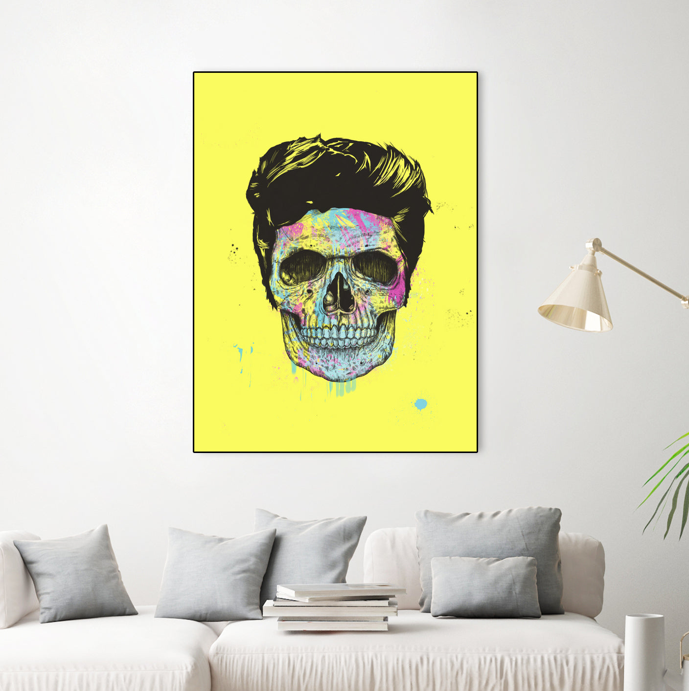 Color your death by Solti Balázs on GIANT ART - yellow digital painting