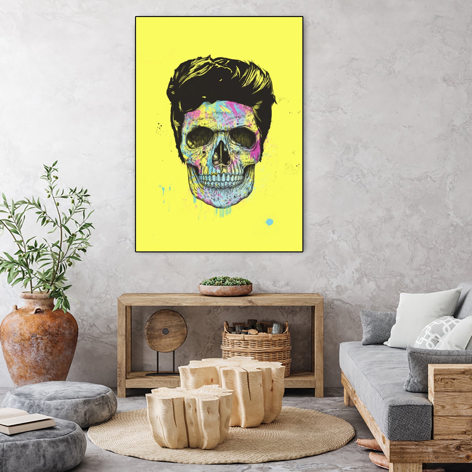 Color your death by Solti Balázs on GIANT ART - yellow digital painting