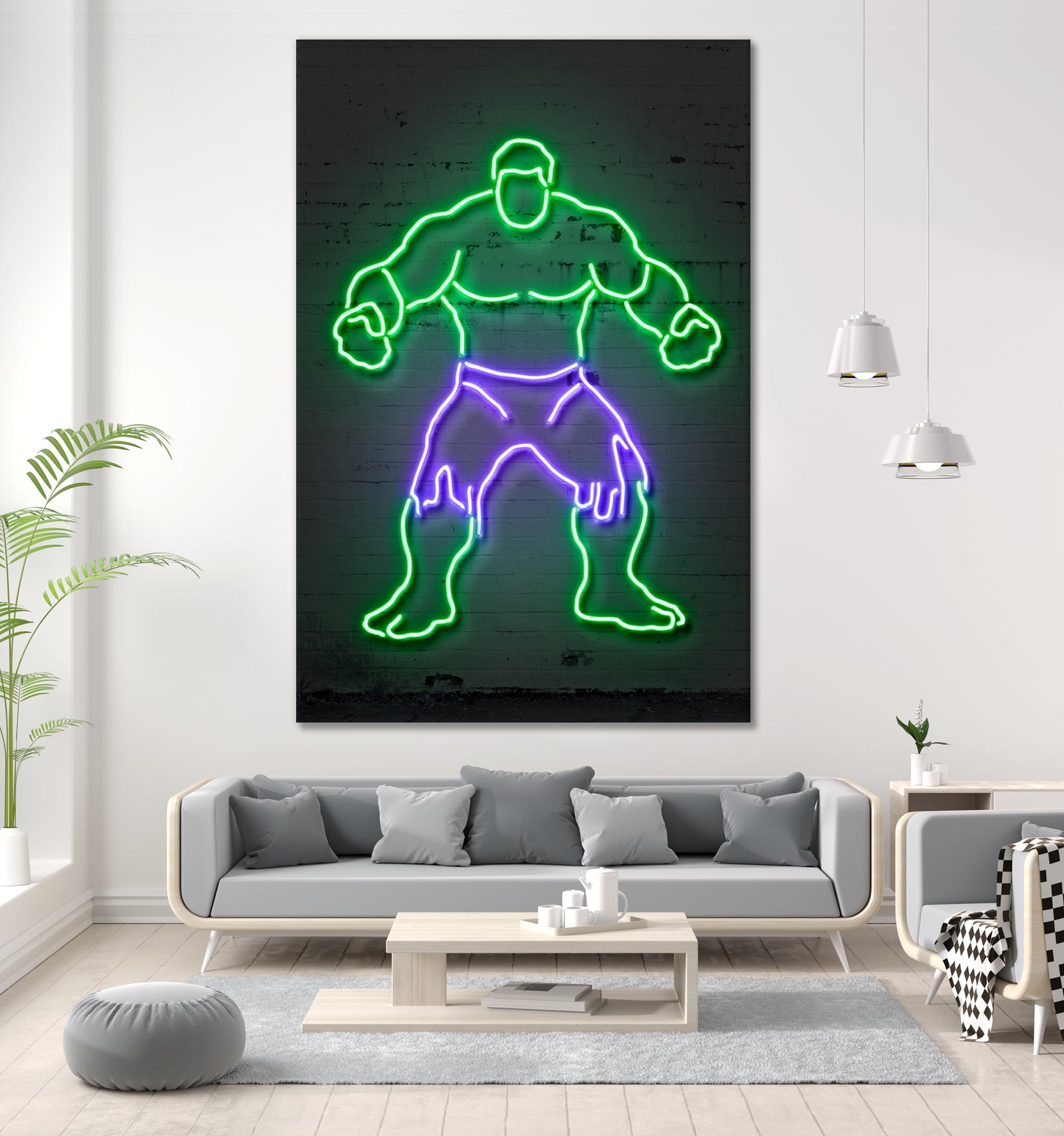 Hulk by Octavian Mihai Mielu on GIANT ART - green 3d art