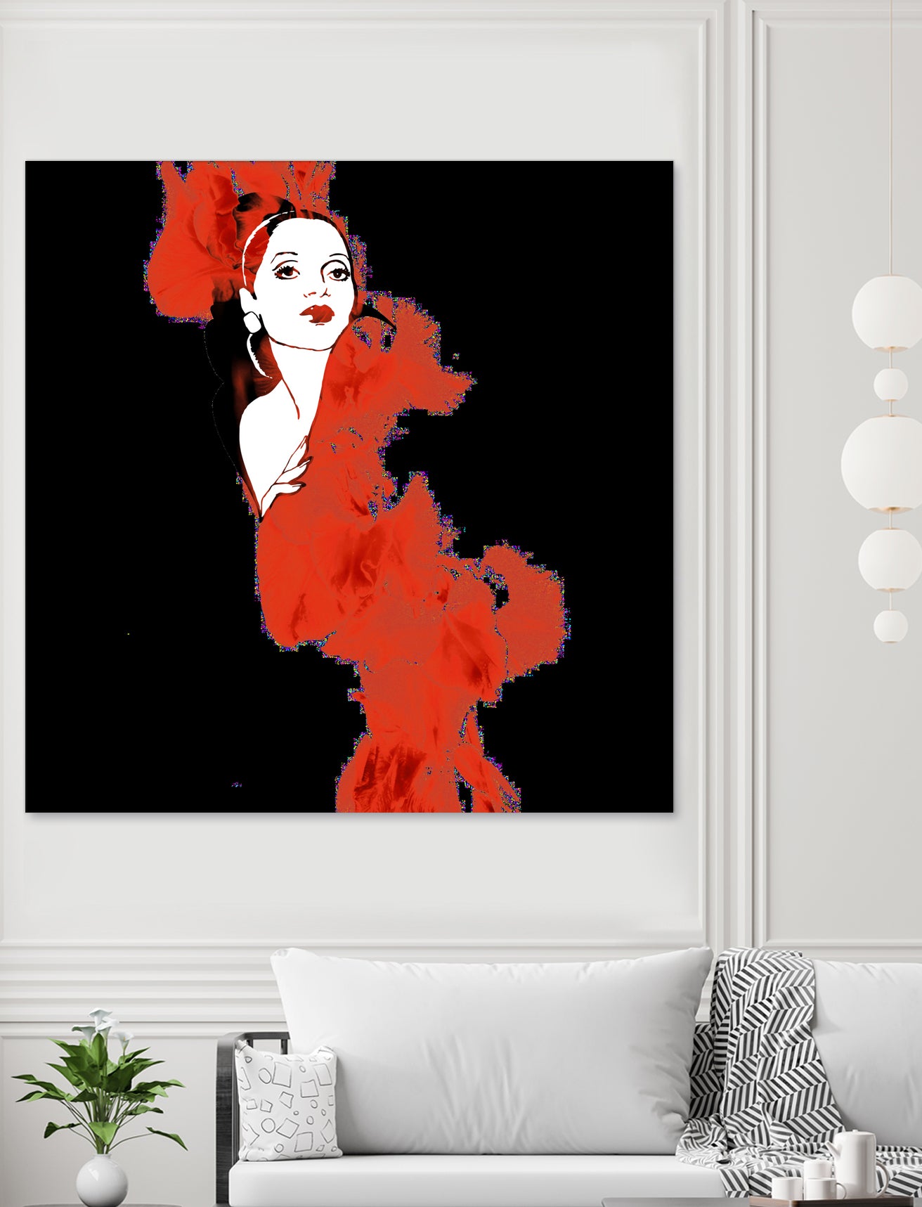 Flamenco by Aimer Heinz on GIANT ART - red photo manipulation