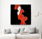 Flamenco by Aimer Heinz on GIANT ART - red photo manipulation