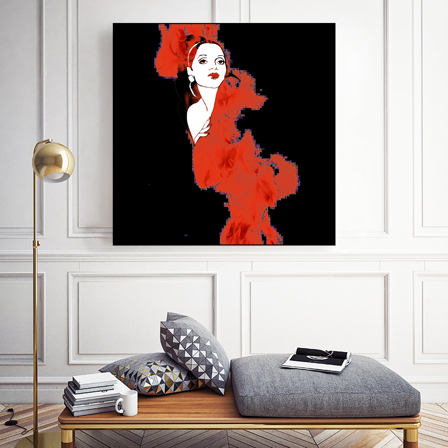 Flamenco by Aimer Heinz on GIANT ART - red photo manipulation