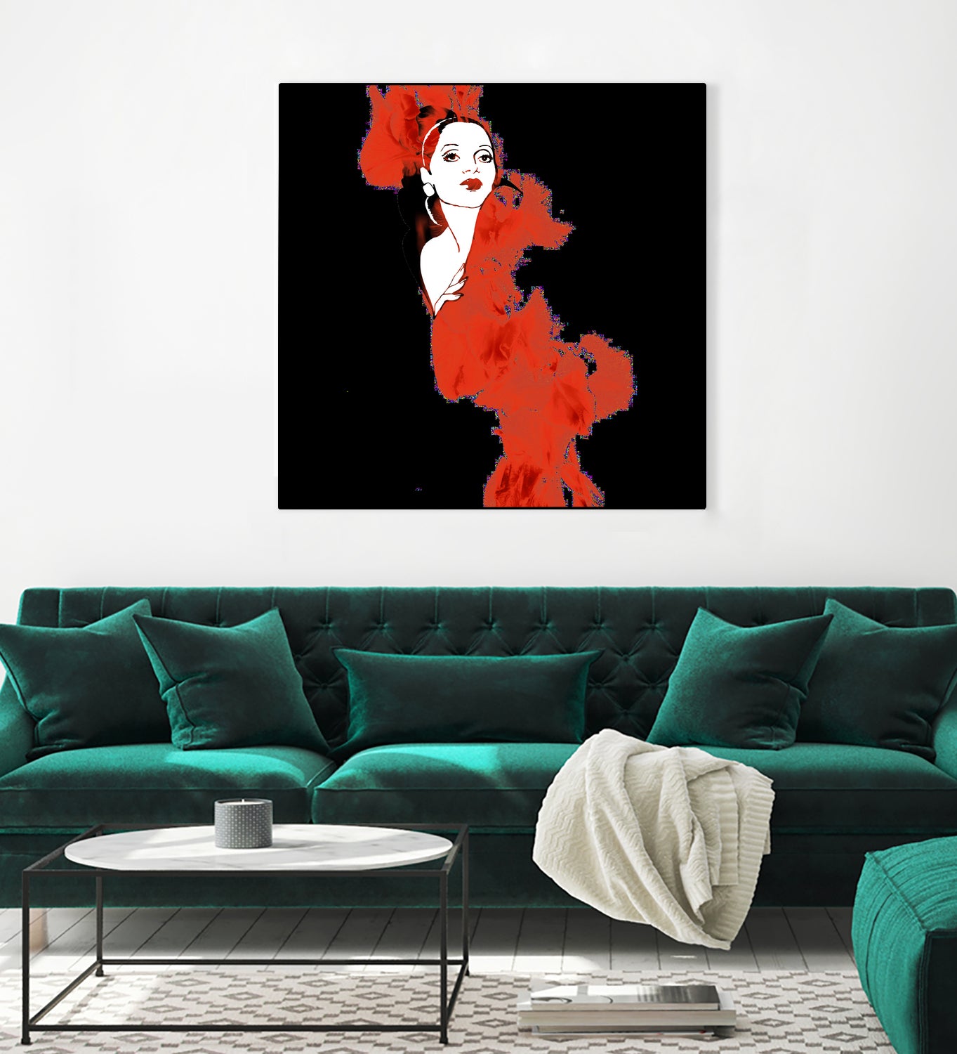 Flamenco by Aimer Heinz on GIANT ART - red photo manipulation