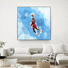 MICHAEL JORDAN by Athaillah Hudanul iman on GIANT ART - blue digital painting