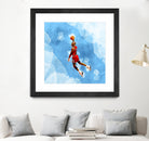 MICHAEL JORDAN by Athaillah Hudanul iman on GIANT ART - blue digital painting