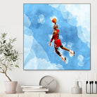 MICHAEL JORDAN by Athaillah Hudanul iman on GIANT ART - blue digital painting