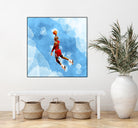 MICHAEL JORDAN by Athaillah Hudanul iman on GIANT ART - blue digital painting