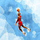 MICHAEL JORDAN by Athaillah Hudanul iman on GIANT ART - blue digital painting