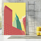 Chrysler Building NYC by Remko Heemskerk on GIANT ART - red digital drawing