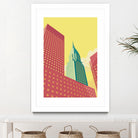 Chrysler Building NYC by Remko Heemskerk on GIANT ART - red digital drawing