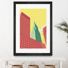 Chrysler Building NYC by Remko Heemskerk on GIANT ART - red digital drawing