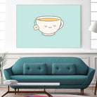 Teacup by Kim Vervuurt on GIANT ART - white digital drawing