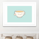 Teacup by Kim Vervuurt on GIANT ART - white digital drawing