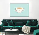 Teacup by Kim Vervuurt on GIANT ART - white digital drawing