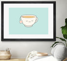 Teacup by Kim Vervuurt on GIANT ART - white digital drawing