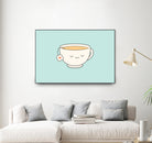 Teacup by Kim Vervuurt on GIANT ART - white digital drawing