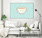 Teacup by Kim Vervuurt on GIANT ART - white digital drawing