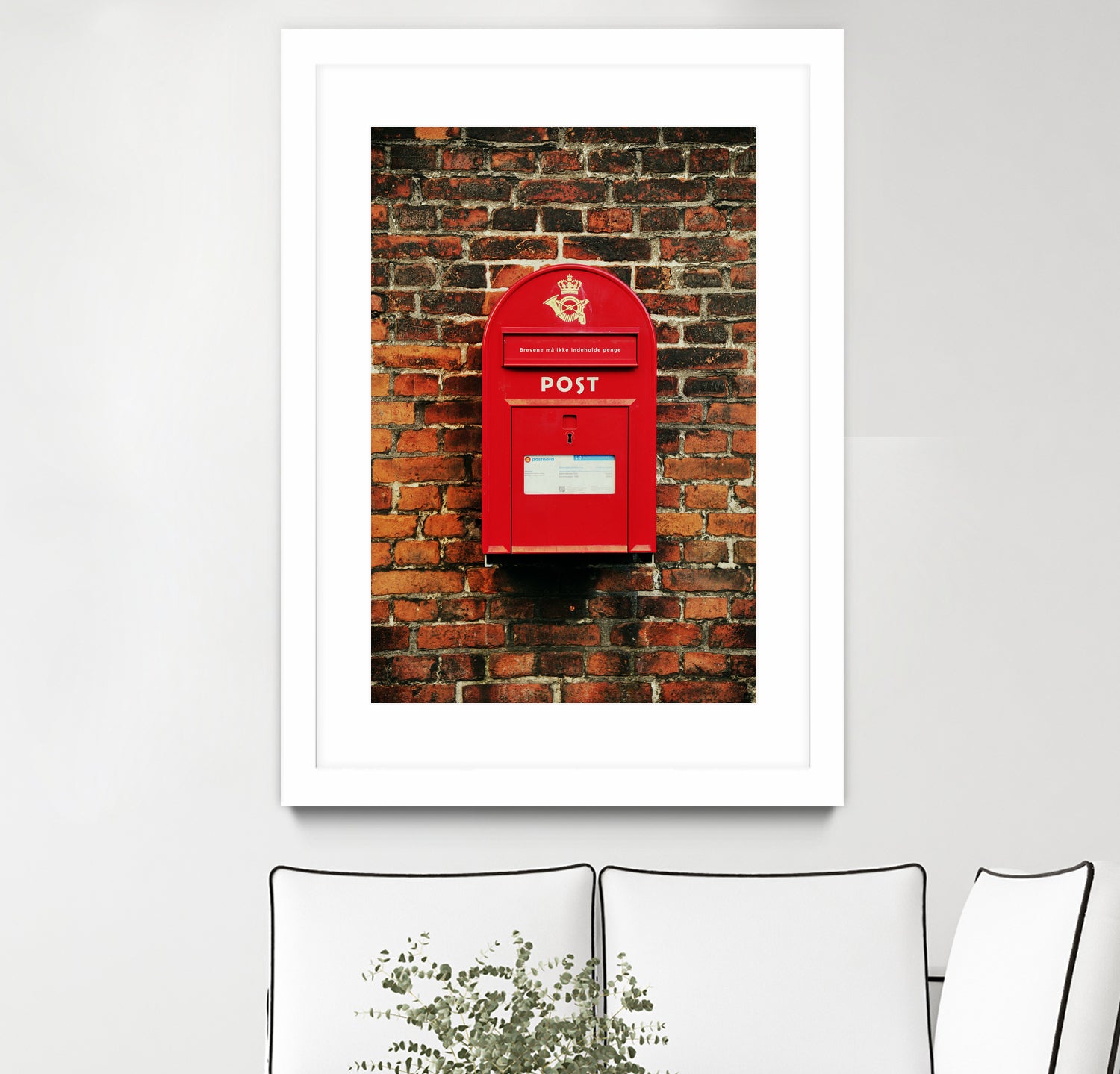 DANISH MAILBOX by Gaël Favari on GIANT ART - red photo illustration