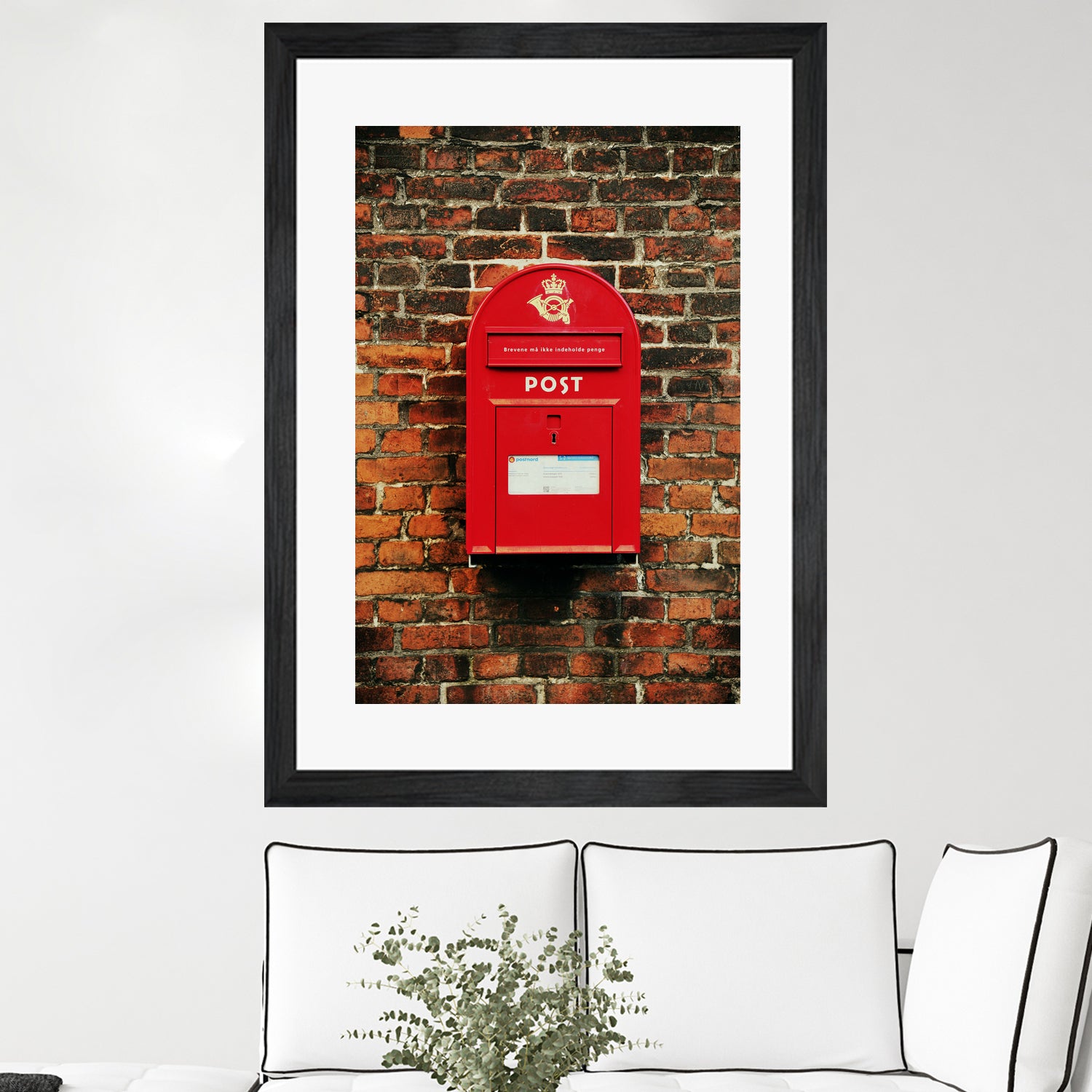 DANISH MAILBOX by Gaël Favari on GIANT ART - red photo illustration