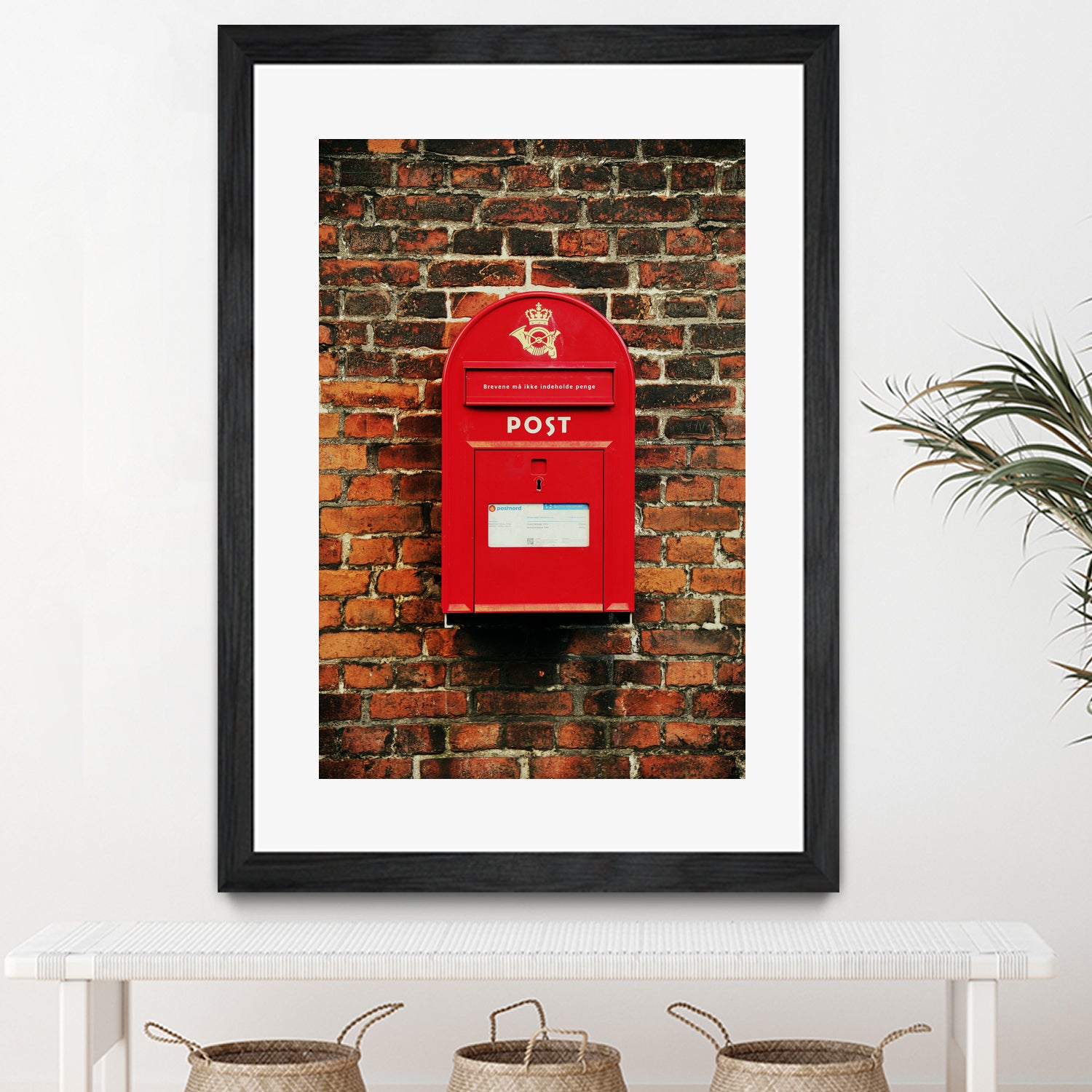 DANISH MAILBOX by Gaël Favari on GIANT ART - red photo illustration